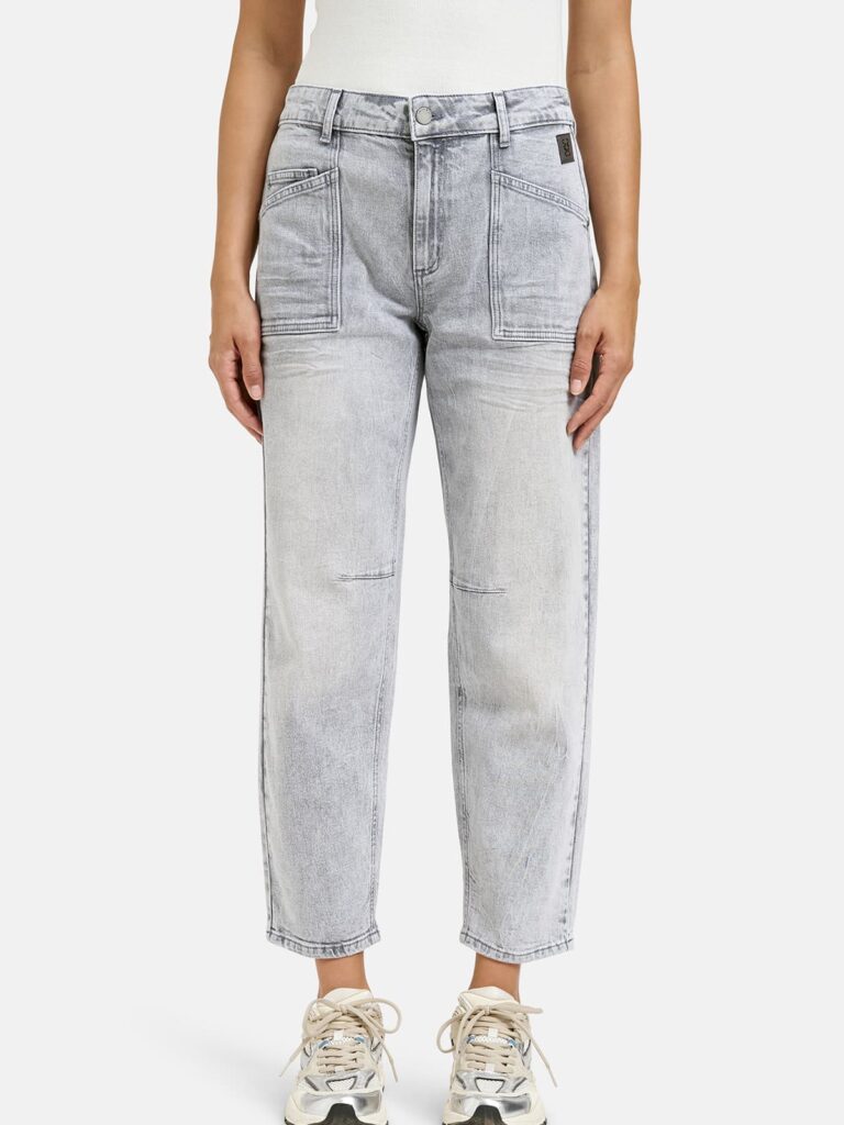 achtgrad. Dinklage Smith & Soul cropped denim jeans grey