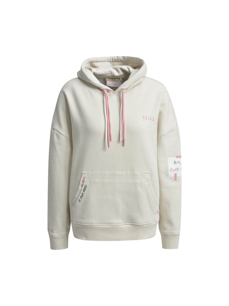 achtgrad. Dinklage Smith & Soul crazy hoodie beige Happiness 111