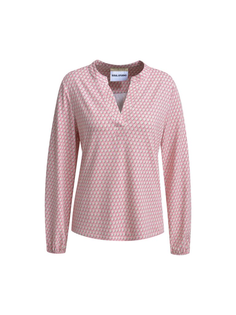 achtgrad. Dinklage Smith & Soul shirt Bluse Bubblegum print